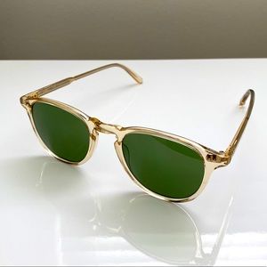 Garrett Leight Hampton Sun Champagne Sunglasses